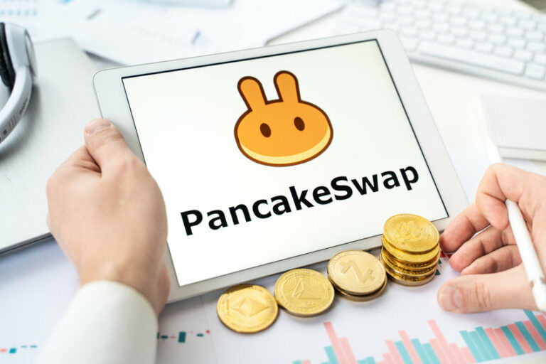 Here you can buy PancakeSwap, which has increased by 14%