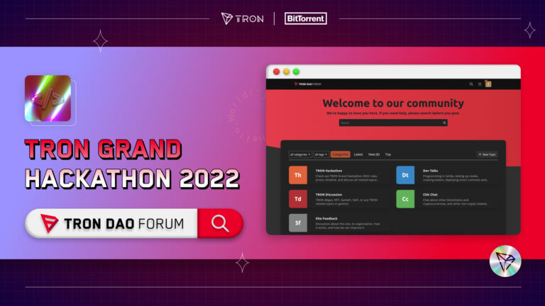 TRON Grand Hackathon 2022 kicks off Superbowl-style event alongside new community forum